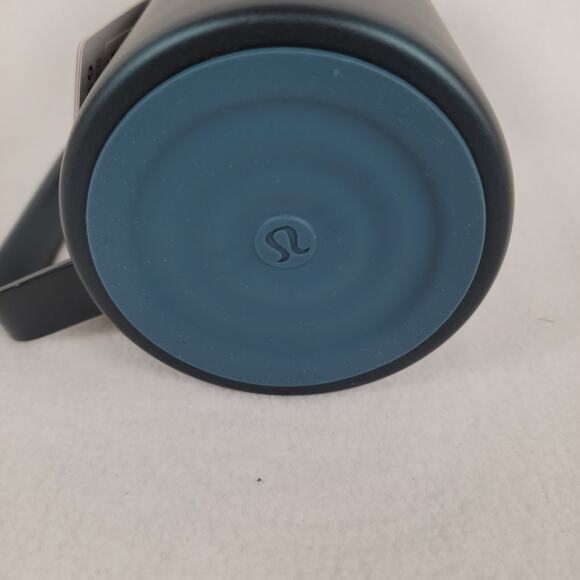Lululemon Insulated Mug Cup 12oz/350 ml Blue Double-Walled Logo Coffee Cold Hot - Picture 3 of 7